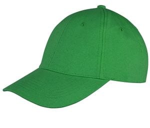 RESULT RC081 - Memphis Brushed Cotton Low Profile Cap Emerald