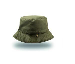 Atlantis AT050 - Reversible and collapsible bucket hat Olive/ Khaki