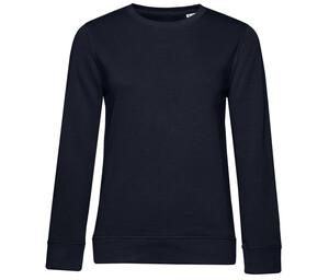 B&C BCW32B - Women's Organic Round Neck Sweatshirt Black Pure