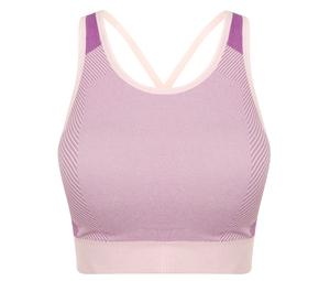 Tombo TL351 - Seamless sports bra Light Pink / Purple