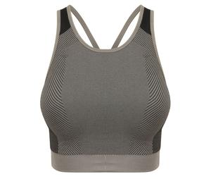 Tombo TL351 - Seamless sports bra Light Grey/Black