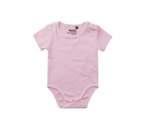 NEUTRAL O11030 - BABIES SHORT SLEEVE BODYSTOCKINGS Light Pink